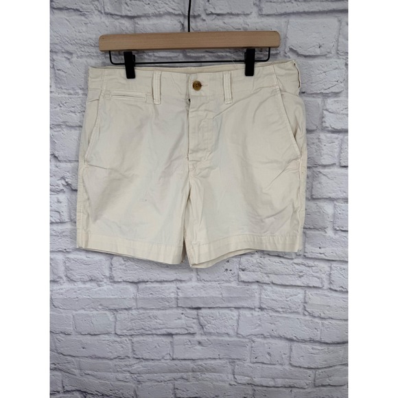 American Eagle Outfitters Other - American Eagle Mens Next Level Flex Chino Shorts Cream Off White Size 32 5.5"